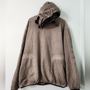 Men's Urban Outfitters Pullover Hoodie Gray With Straps Medium